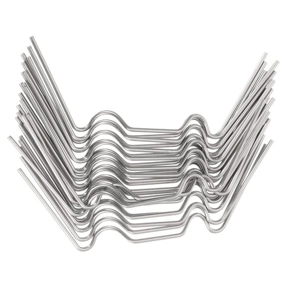 100pack Greenhouse Glazing Clips, 95mm Stainless Steel W Type Type Greenhouse Glazing Wire Clips Fixing Clips