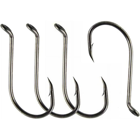 100pc 4/0 Octopus Fishing Hook High Carbon Steel Fishing Hook Saltwater For Bass Fishing