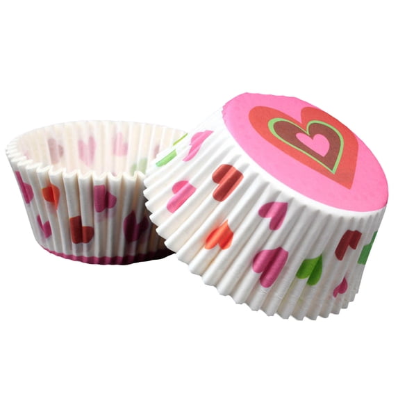 Upgrade 100pc Cupcake Liners Mini,Disposable Cake Cups Baking Cup ,Cake Cups Baking Cup,Baking Tools Paper Cups for Baby Shower, Birthday Party,Weddings Decorations,High-Resistance Cake Paper Cups