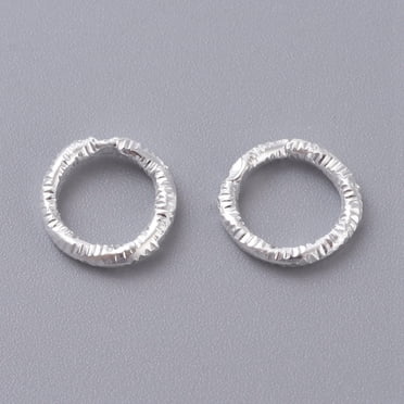 100pc 4mm Sterling Silver Closed Jump Rings - 20 Gauge, Soldered Shut - Mayas Gems