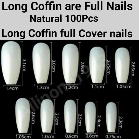 100pc Long Coffin Ballet Full Cover Fake Nails False Nail Tips Artificial Nails Tips Press on nails Jargod
