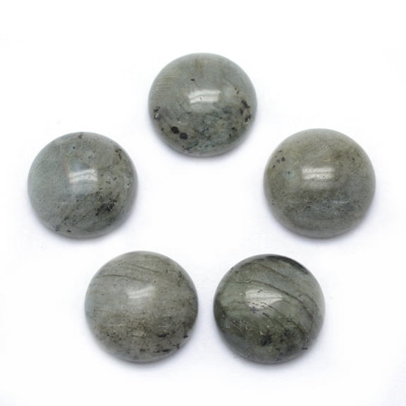 100pc Natural Labradorite Cabochons Grade A Half Round 6x3~3.5mm