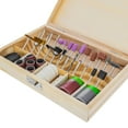 thumbnail image 1 of 100pc Polish Sand Cut Rotary Accessory Set in Wooden Box, 1 of 9