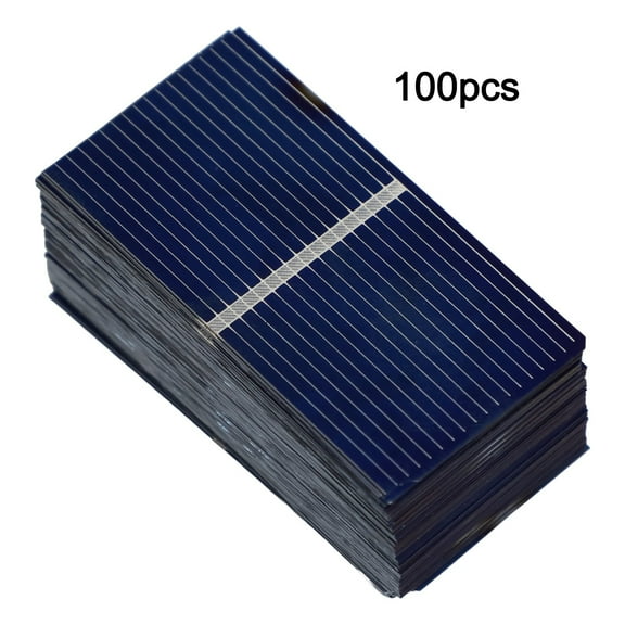 100pcs 0.5V Mini Solar Cell Solar Cells Panels Module 52x26mm Polycrystalline Silicon Solar Cell Charger For Outdoor Solar Toys