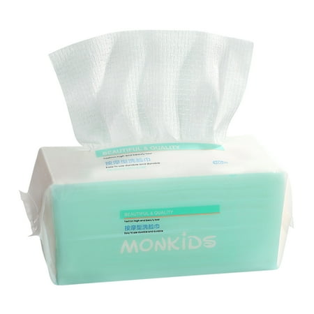 100pcs/1 Pack Disposable Face Washing Multifold Paper Towel Cotton Facial Care Tissue 3