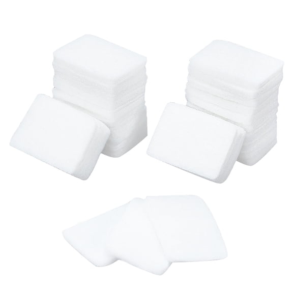 100pcs 100pcs Fibre Perfume Pads Essential Oils Diffuser Locket Pads Rectangle White 30x22x3mm Fibre