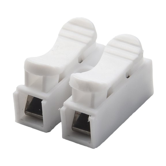 100pcs 10A 220V 2 Pin Push Quick Wire Cable Connector for Electrical Wiring