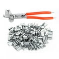 thumbnail image 1 of 100pcs 10g 0.35oz Aluminium Alloy Clip on Hook Wheel Weight Balance P-Style Auto Tire Repair with Balance Pliers, 1 of 5