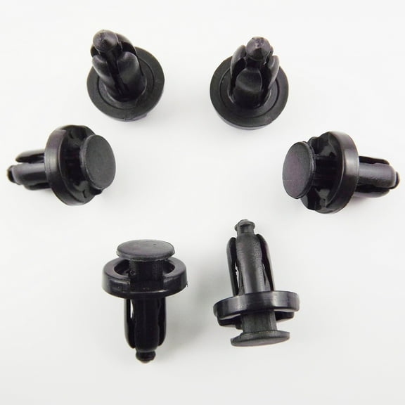 100pcs 10mm Clips Plastic Push Type Rivet Retainer Fastener Bumper Pin Replacement for Honda 91503-SZ5-003