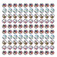 thumbnail image 1 of 100pcs 10mm Disco Clay Beads Round Bead Colorful Rhinestones Beads for Necklace Jewelry Craft Supplies, 1 of 8