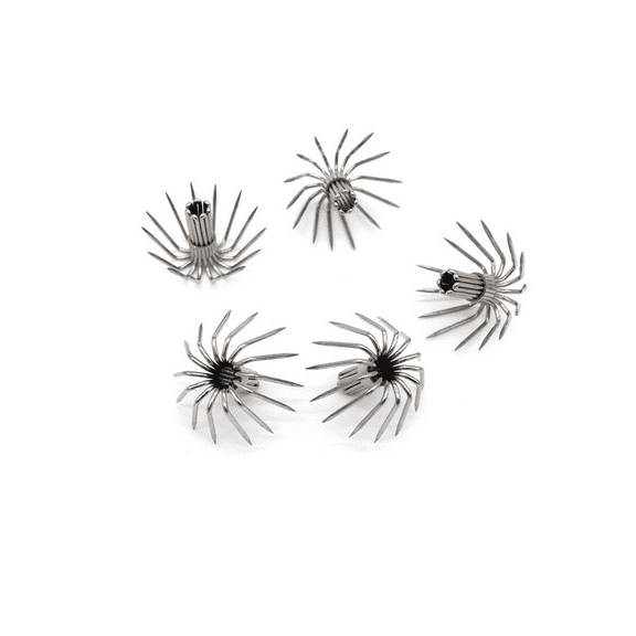 100pcs 12-14 Point Squid Hooks Spider Hook 16-22mm Squid Jig Fishing Tackle