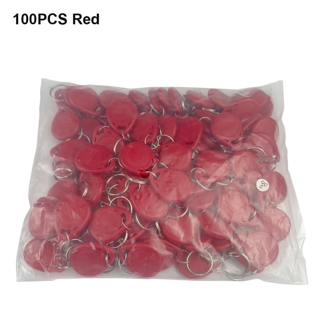 100pcs 125KHz RFID Keychains Access Control Card RFID Keyfobs for Door