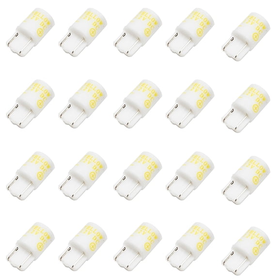 100pcs 12V LED Arcade Buttons Illuminated Push Buttons for Arcade Gaming Machines Multicolor LED Lamps Yellow
