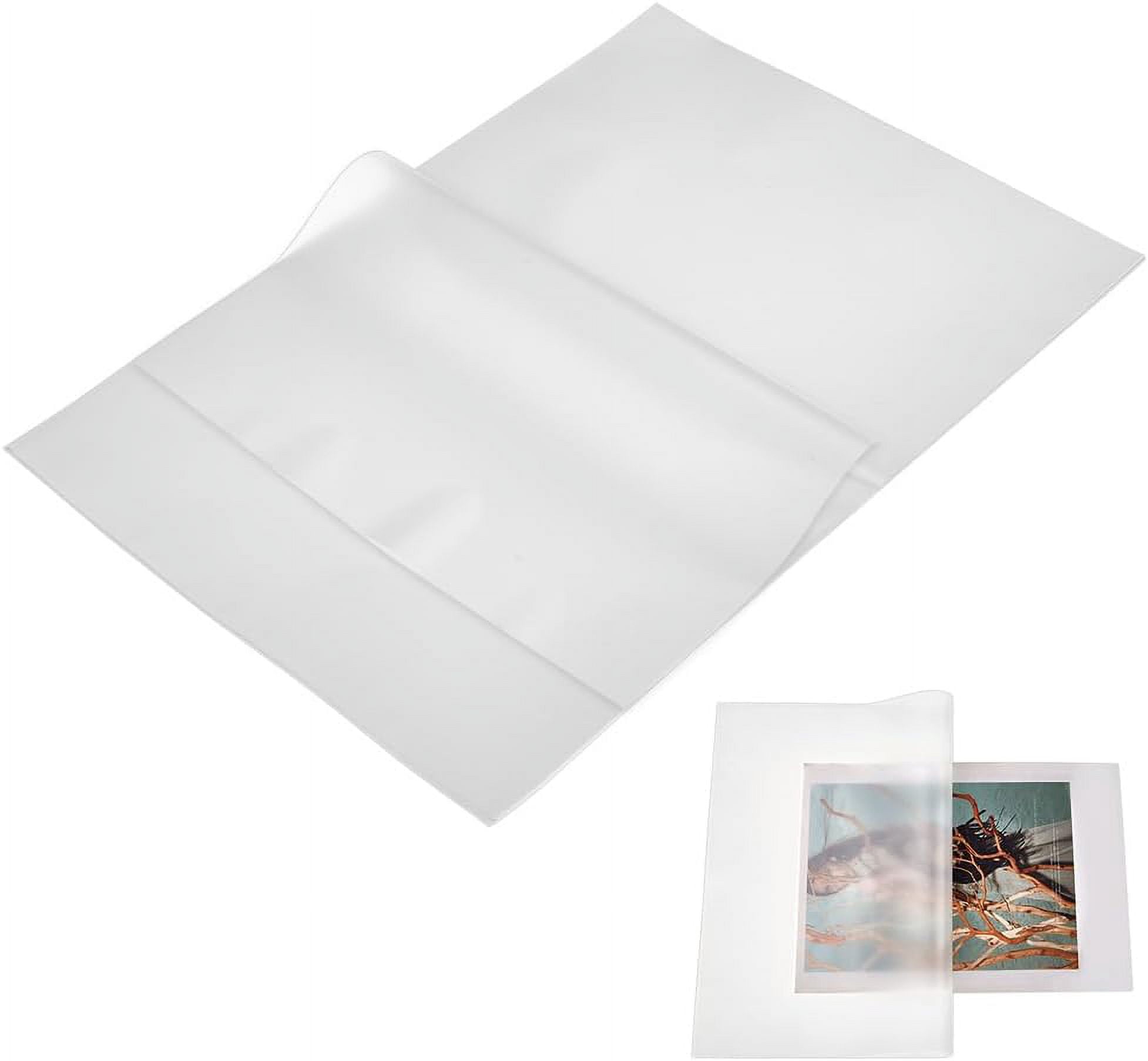 100pcs 12x17 Inch Thermal Laminating Pouches 4 Mil A3 Hot Laminating Sheets Clear Self-Adhesive Laminate Sheets Self Sealing Laminate Sheet for Book Album Protection DIY