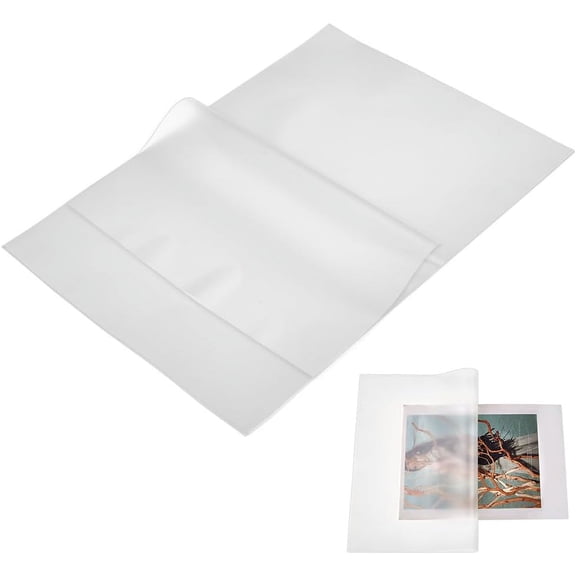 100pcs 12x17 Inch Thermal Laminating Pouches 4 Mil A3 Hot Laminating Sheets Clear Self-Adhesive Laminate Sheets Self Sealing Laminate Sheet for Book Album Protection DIY