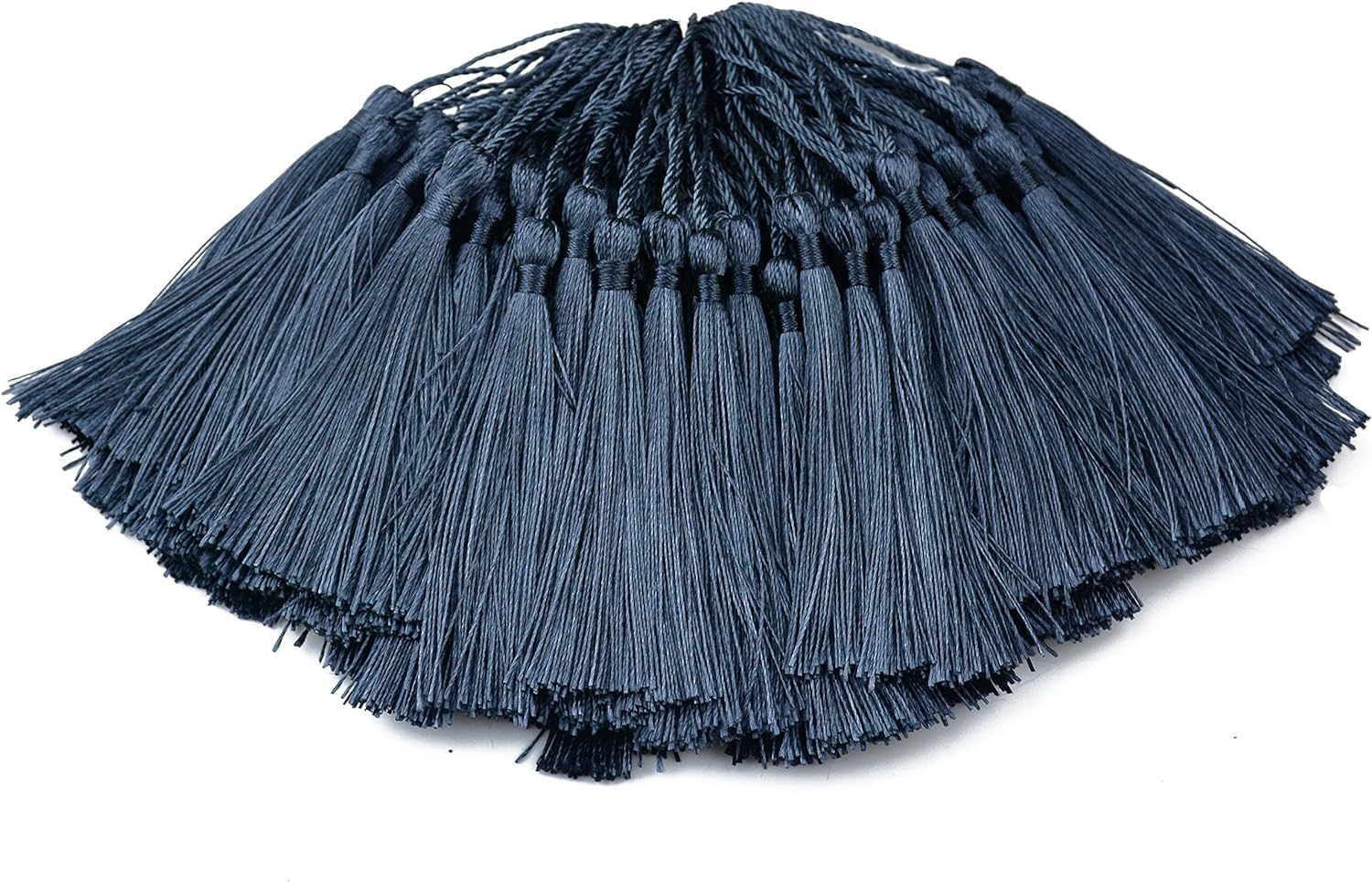 Bookmark Rope Loop 100pcs 13cm/5 Inch Silky Floss Bookmark Tassels with 2-Inch Cord Loop ...