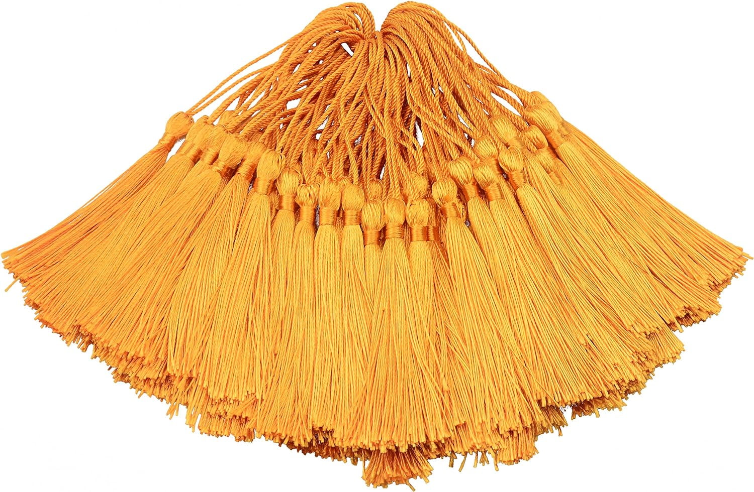 Bookmark Rope Loop 100pcs 13cm/5 Inch Silky Floss Bookmark Tassels with 2-Inch Cord Loop ...
