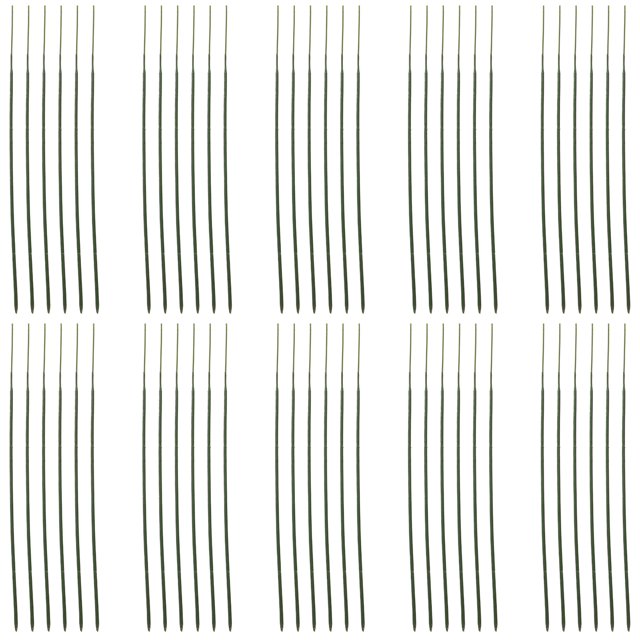 100pcs 19cm Fake Plant Line Rod Simulated Flower Accessory for Women