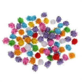 Pllieay 60pcs 2 Inch Very Large Assorted Pom Poms for Arts and