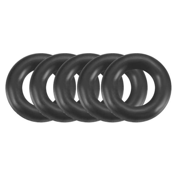 100pcs 2.6mm Inner Dia 1.2mm Thickness Sealing Ring O-shape Rubber Grommet