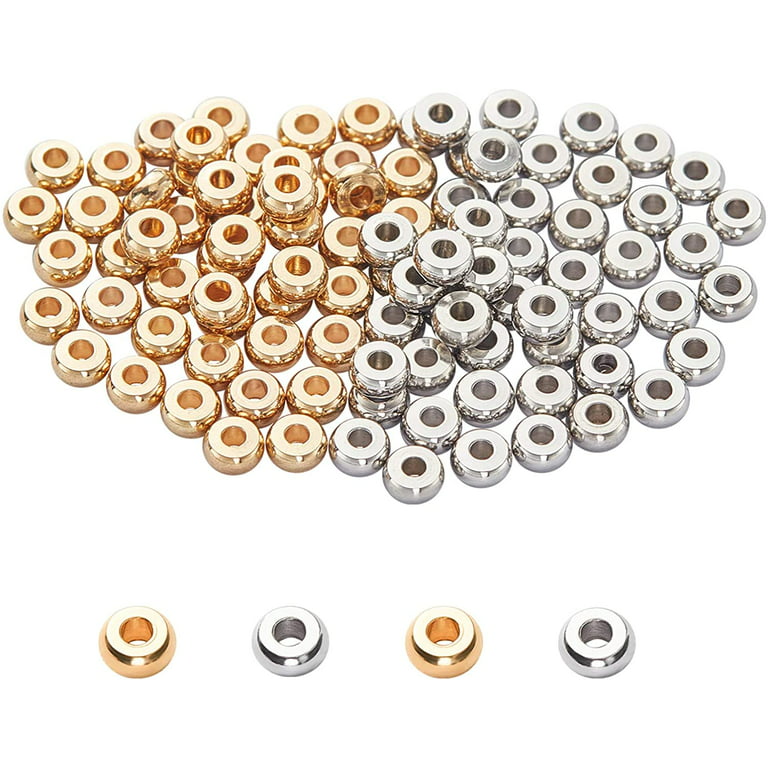 Frosted Faces 2/3/4/5/6/8/10mm Round Loose Jewelry Making Findings ball  stainless steel large hole spacer beads Frosted beads