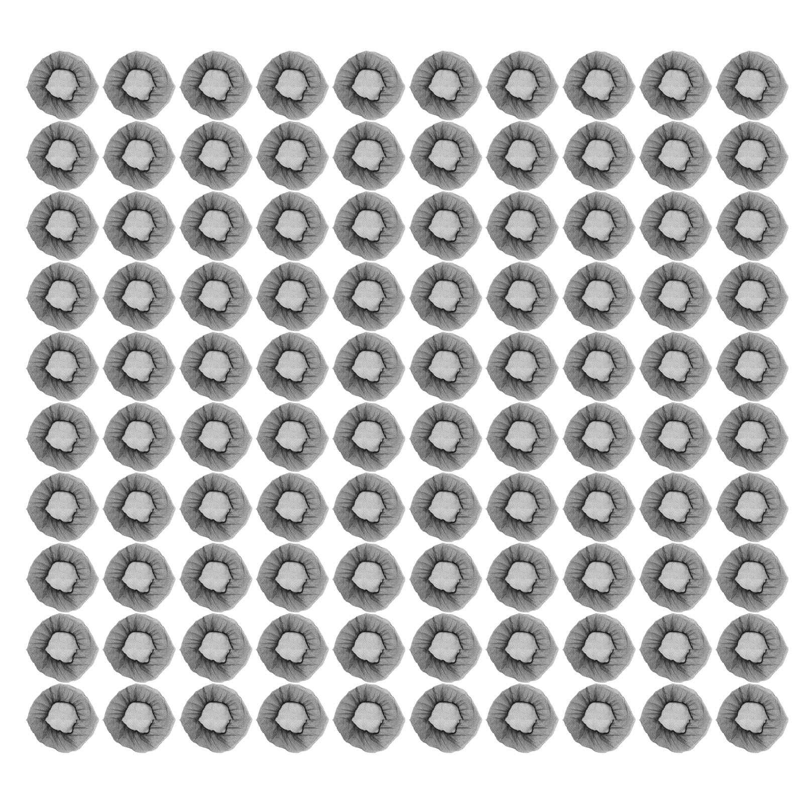 100pcs 21in Wig Caps Disposable Breathable Hair Fall Prevention Nylon Mesh Net Wig Caps for