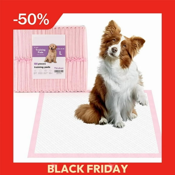 100pcs 22x22in Large Disposable Dog Training Pads - Absorbent Pet Litter & Housebreaking Supplies - Odor Control, Leak-Proof, Quick Cleanup for Potty Training