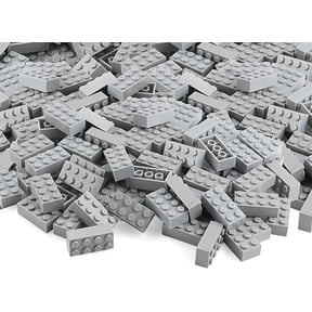 100pcs 2x4 Bricks Light Grey Gray Building Blocks Set Toy Accessories Combine with Major Brick Brands
