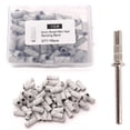 thumbnail image 1 of 100pcs 3.1mm Mini Sanding Bands Kits Nail Drill Bits Mandrel Sets Electric Manicure Accessories Tool Dead Skin Remover (150Grits White), 1 of 7