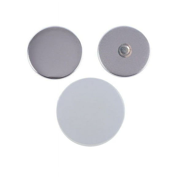 100pcs 32MM Blank Pinned Back Metal Pinback Button Supply Materials Parts ,Easy to Use