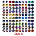 thumbnail image 1 of 100pcs 50 pairs Dragon Eyes Cat Eye Toys Hot Sale 6mm 8mm 10mm 12mm Handmade Photo Glass Cabochons DIY Making Accessories Style D 10mm 100pcs, 1 of 3