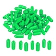 thumbnail image 1 of Uxcell 200Pcs 2mm Rubber End Caps Cover Vinyl Screw Thread Protector Round Wire Shelf Caps Green, Green 5mm 100, 1 of 4