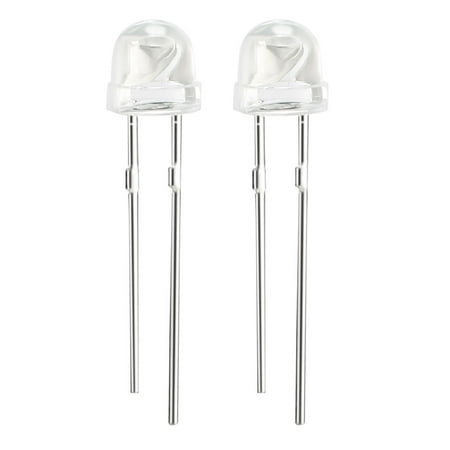 100Pcs 5mm Yellow Diode Light Electronics Component Emitting Light 1.9-2.1V