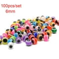 thumbnail image 1 of 100pcs/60pcs/50pcs Durable Mixed Color High Quality Fish Eye Fishing Beads Nice-Designed Fly Tying Material 4mm/5mm/6mm/8mm/10mm/12mm 6MM-100PCS, 1 of 8
