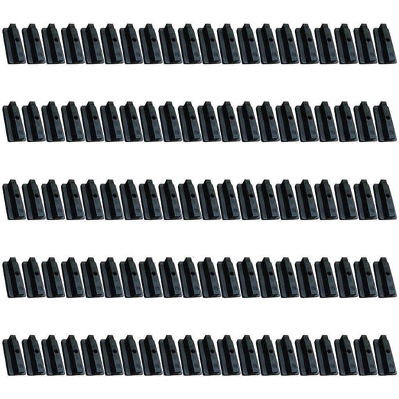 100pcs 6mm Decking Clip Fasteners for Composite Terraces Boards Hide T Clip Fixing Set With Screws and Bit
