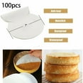 thumbnail image 1 of 100pcs 7 inch Round Parchment Paper Baking Paper Liners for Round Cake Pans Circle Cheesecake, Cooking, Air Fryer, 1 of 9