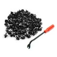 thumbnail image 1 of 100pcs 7mm Hole Plastic Rivets Retainer Clips w Fastener Remover for Toyota, 1 of 3