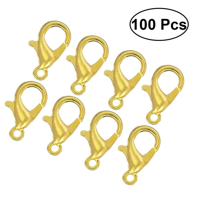 100pcs 7x12mm Curved Lobster Clasps Lobster Claw Clasps DIY Jewelry
