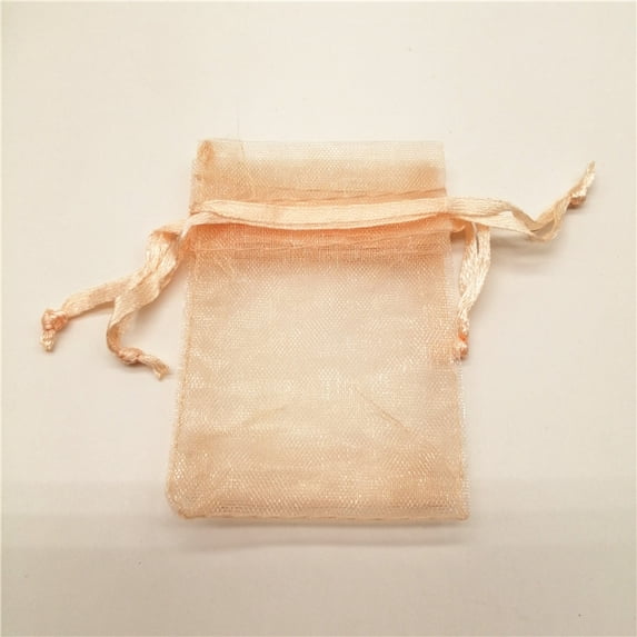 100pcs 9x12 10x15 13x18 15x20cm Organza Bags Jewelry Pouches Jewelry Packaging Bag Jewellery Bag Packaging For Jewelry Bags champagne 13x18cm