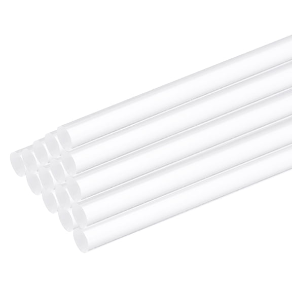 Uxcell 100Pack Acrylic Round Rods 5/64" x 10" Clear Acrylic Dowel Rods Sticks