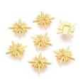 thumbnail image 1 of 100pcs Alloy Cabochons Epoxy Resin Supplies Filling Accessories for Resin Jewelry Making Star Cadmium Free & Lead Free Golden 12.5x12.5x3mm, 1 of 3