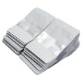 thumbnail image 1 of Worgeous White Stand Up Reclosable Zip Bag with Clear Window for Food Storage Made of Aluminum Foil and PE 10x15+3, 1 of 6