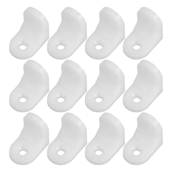 100pcs Angle Bracket L Bracket Shelf Support Corner Braces Right Angle Brackets For Shelf