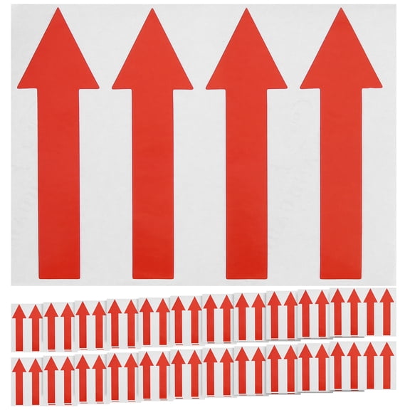 100pcs Arrow Stickers Adhesive Signs Marking Indication Labels