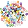 thumbnail image 1 of 100pcs Artificial Bird Eggs Fake Foam Eggs DIY Easter Eggs for Photo Props Crafts Garden Bird Nest Decor Easter Party Decorations (Assorted Color), 1 of 8