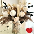 thumbnail image 1 of 100pcs Artificial Flowers Arrangement With Vase Included Dining Table Centerpiece Decorations Fake Flowers in Vase Dried Pampas Grass Floral Centerpieces Coffee Table Decor Centro de Mesa, 1 of 9