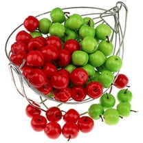 100pcs Artificial Green & Red Apples Fake Fruit Apple Home Party Christmas Tree DIY Decoration Model