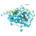 thumbnail image 1 of 100pcs Artificial Mushroom Pattern DIY Craft Accessory for Wedding Candy Cake (Blue), 1 of 8