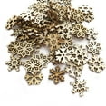 thumbnail image 1 of WEAVILUX Unfinished Wooden Snowflakes for DIY Crafts and Weddings 100Pcs, 1 of 6