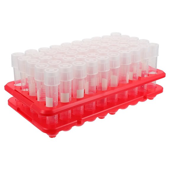 100pcs Bacteria Culture Tubes, 12Ml Plastic Centrifuge Test Tube With Lid Smooth Interior For Lab Kitchen Cultivation
